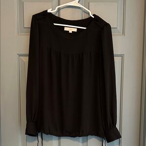 LOFT Women's Elegant Black Blouse